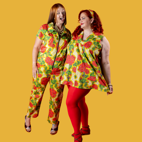 Modflower Wallpaper Jumpsuit in Sunshine