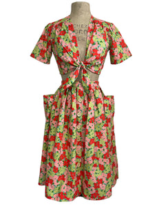 Scout Apple a Day Print Petunia Button Front Skirt