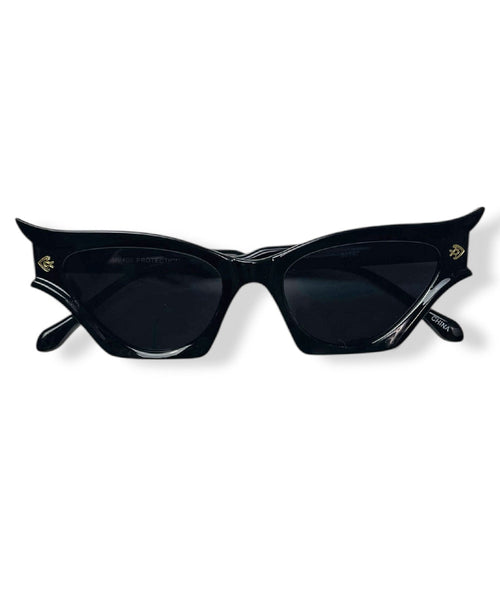 Black Deadly Damsel Vintage Style Sunglasses