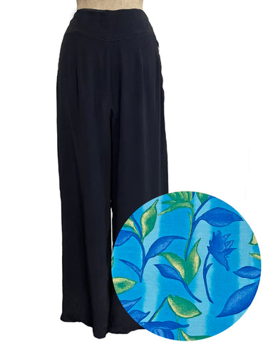 PREORDER - Blue Lagoon High Waist Palazzo Pants