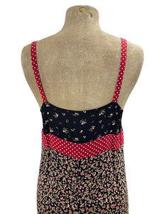 Contrast Cherry Print Maxi Sundress Sample