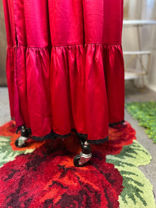Cosette Maxi Dress in Crimson Red