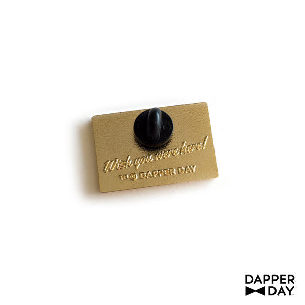 DAPPER DAY Postcard Pin, Florida