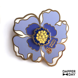 Big-Blue Boutonnière Pin