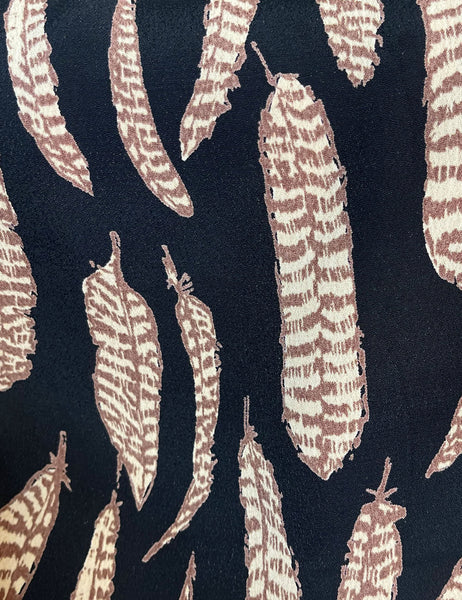 Fall Feathers Babaloo Bell Sleeve Wrap Top