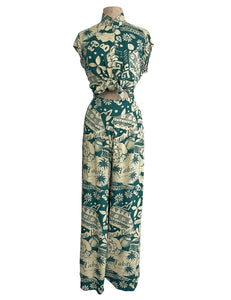Soft Rayon Green South Seas Tea Timer Top