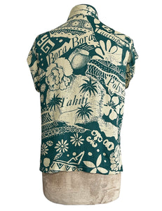 Soft Rayon Green South Seas Tea Timer Top