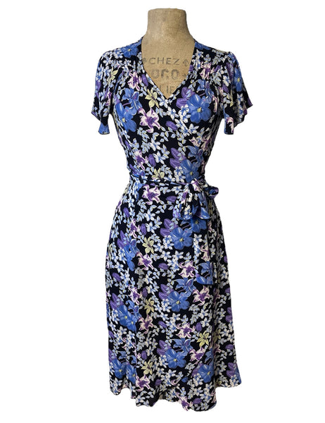 Hawaiian Nights Floral Biasa Wrap Dress