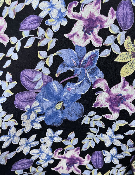 Hawaiian Nights Floral Biasa Wrap Dress