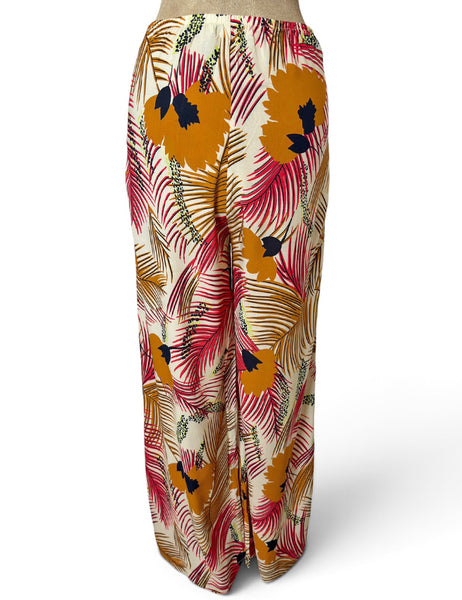 Island Sunset 1940s Style High Waisted Palazzo Pants