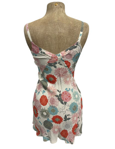 SAMPLE - Ivory Mum Print Mini Dress Size XS/SM