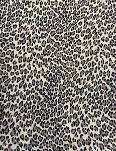 Leopard Print Button Front Retro Margie Dress