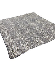 Leopard Print Large Square Hair & Neck Scarf