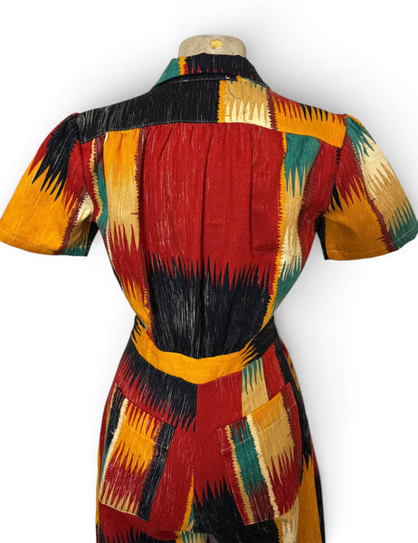 Limited Edition Serape Stripe Heavy Cotton 1940s Pacific Coveralls