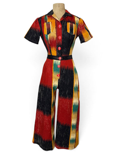 Limited Edition Serape Stripe Heavy Cotton 1940s Pacific Coveralls