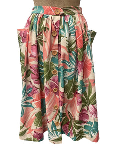 Scout Miami Tropics Print 1940s Style Petunia Skirt