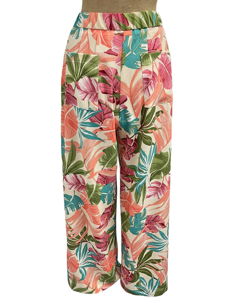 Scout Miami Tropics Linen 1940s Trail Trouser Pant