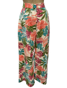Scout Miami Tropics Linen 1940s Trail Trouser Pant