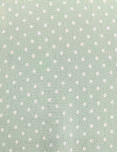 Pale Mint Polka Dot Vintage Style Biasa Wrap Dress