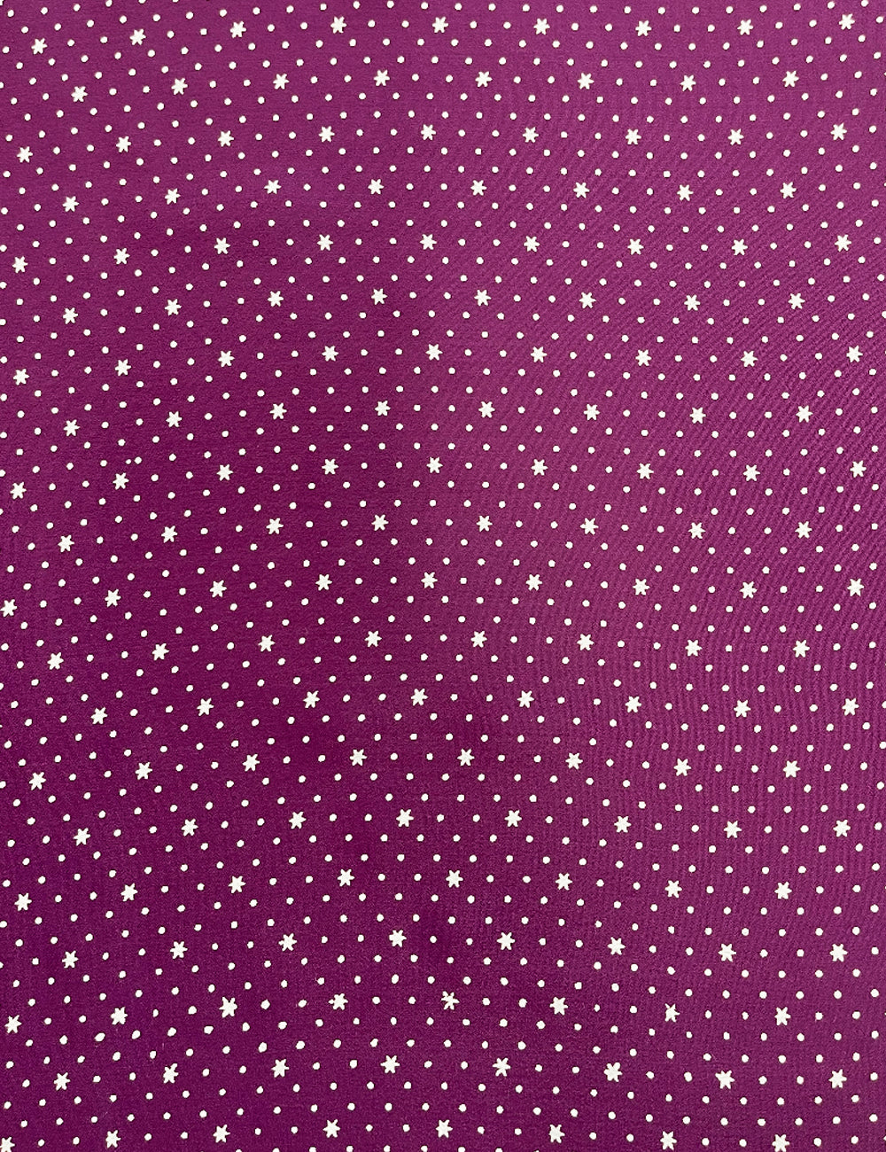 Purple Stars & Dots Fabric - 2.5 yds