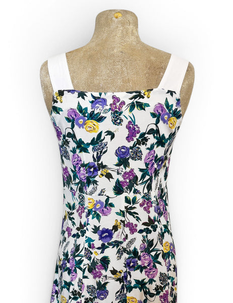 Purple Floral Vineyards Sleeveless Mi Amor Dress