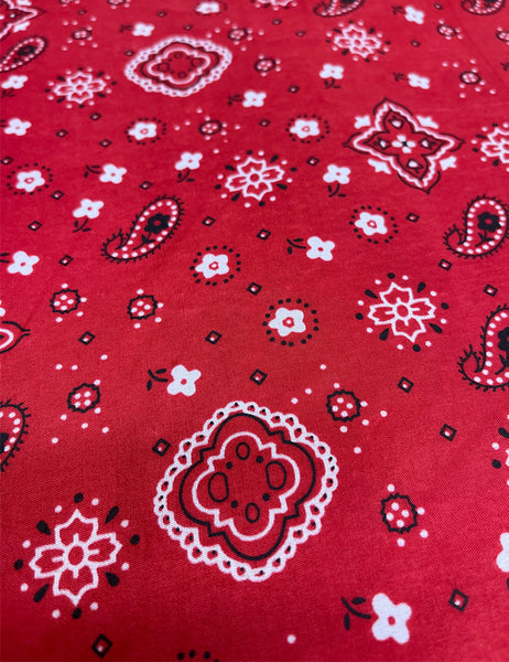 PREORDER - Scout for Loco Lindo 40s Style Red Bandana Print Willow Dress