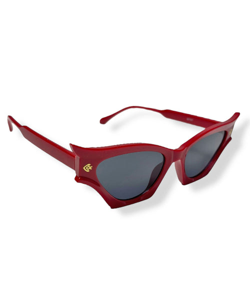 Red Deadly Damsel Vintage Style Sunglasses