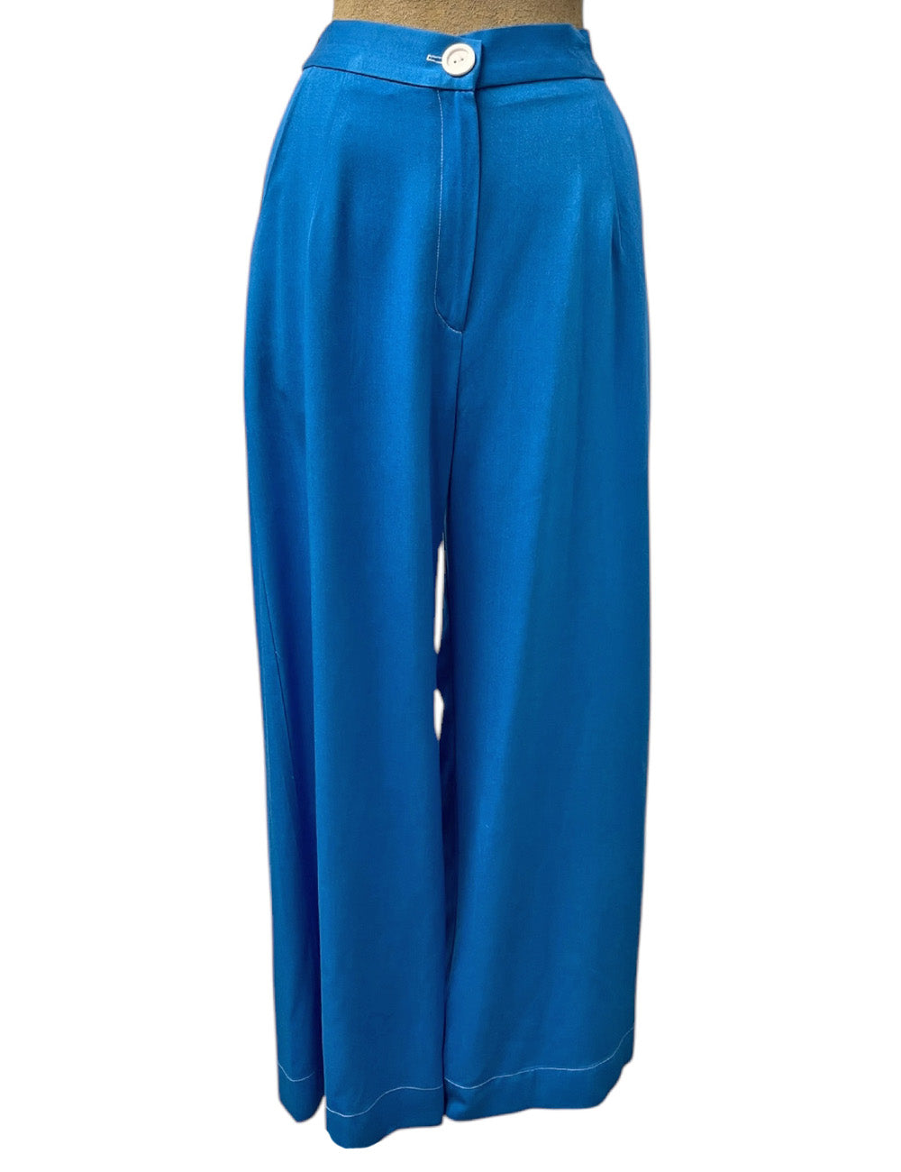 Scout Royal Blue Cotton Twill 1940s Trail Trouser Pant