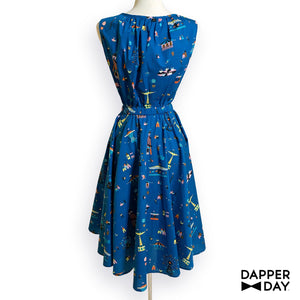 'County Fair' Cotton Popover Dress