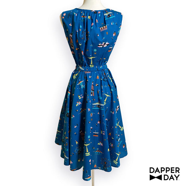 'County Fair' Cotton Popover Dress