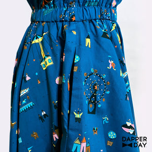 'County Fair' Cotton Popover Dress