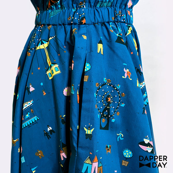 'County Fair' Cotton Popover Dress