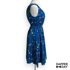 'County Fair' Cotton Popover Dress