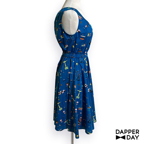 'County Fair' Cotton Popover Dress