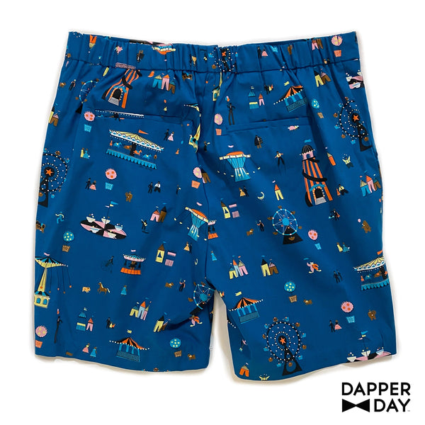 ‘County Fair’ Cotton Cabana Shorts - Final Sale
