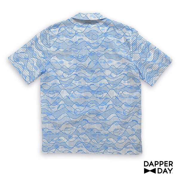 'Roller Coaster' Cotton Cabana Shirt - Final Sale