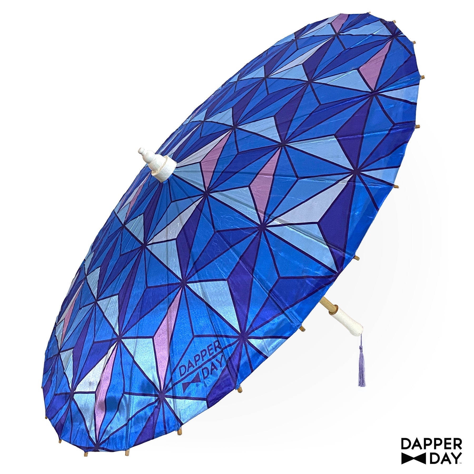 Sharkstooth Print Parasol (Sapphire)