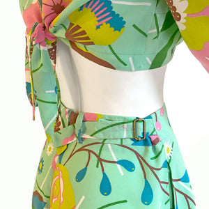 ‘Garden Party’ Playset Top in Rayon (Mint) - Final Sale