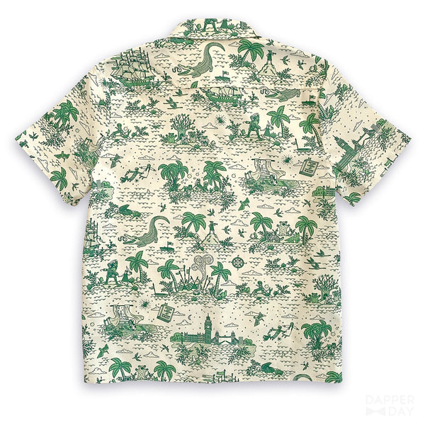 ‘Neverland Toile’ Sharp Shirt in Cotton (Sand)