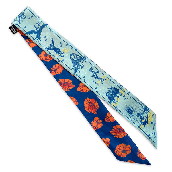 Oz Poppies Silk Scarf