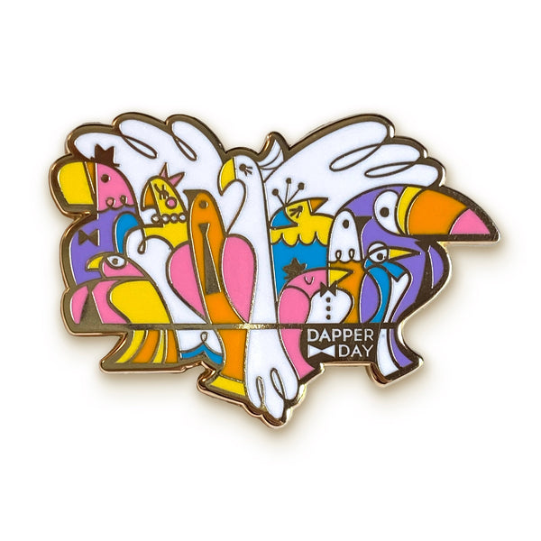 Birds of a Feather Pin