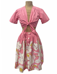 Scout - Vintage Pink Floral Border Print Matching Play Set