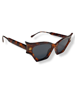 Tortoise Brown Deadly Damsel Vintage Style Sunglasses