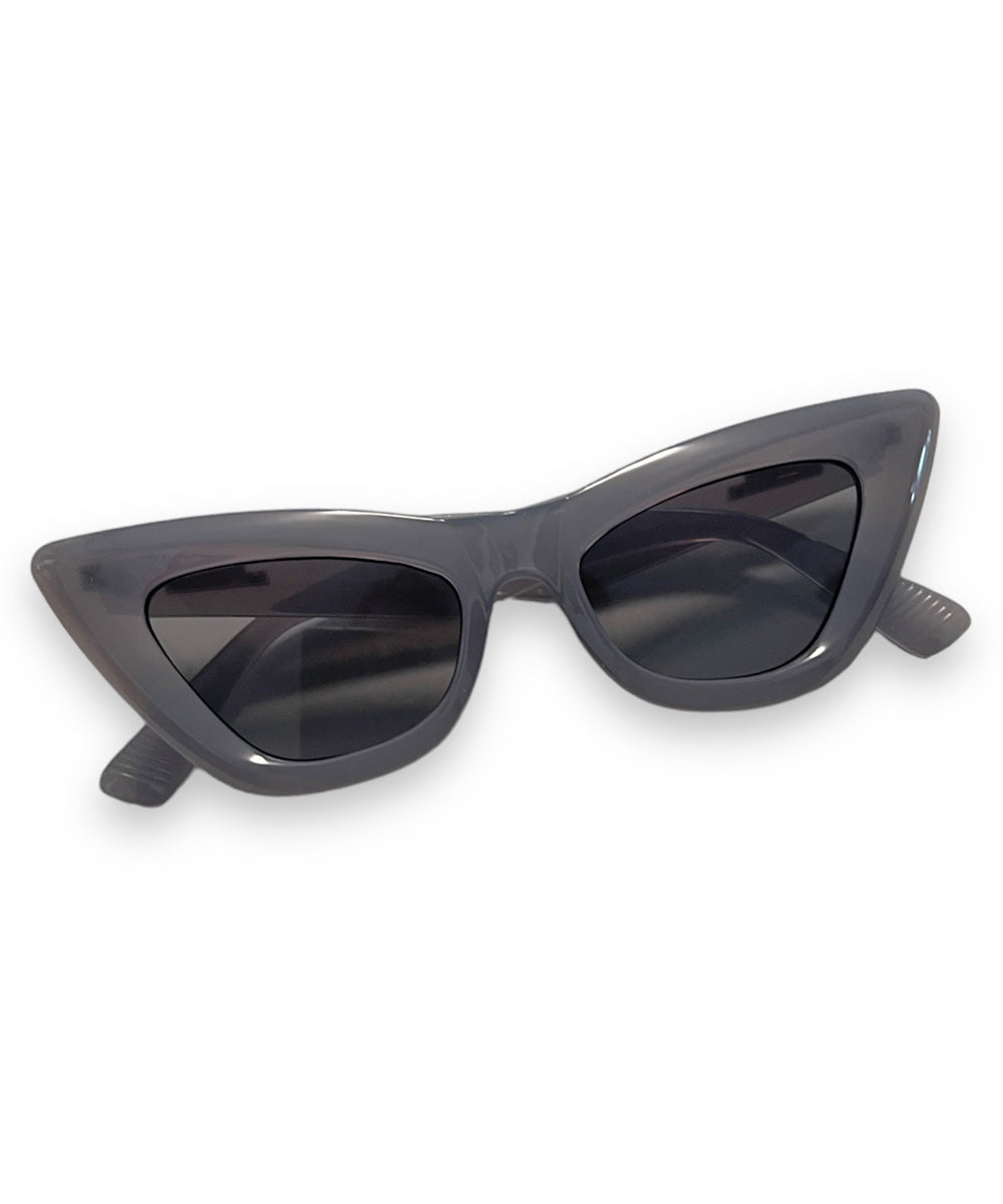 Vintage 50s Style Soft Grey Veronica Sunglasses