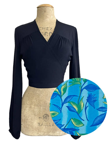 PREORDER - Blue Lagoon Babaloo Sleeve Wrap Top