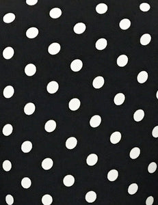 Black & White Big Dot Drama Sleeve Babaloo Tie Crop Top