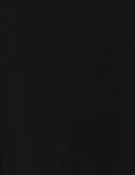 FINAL SALE - 1930s Style Solid Black Harlow Peignoir Robe