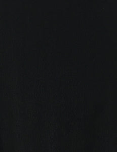 Solid Black Louise Lounge Cropped Pants