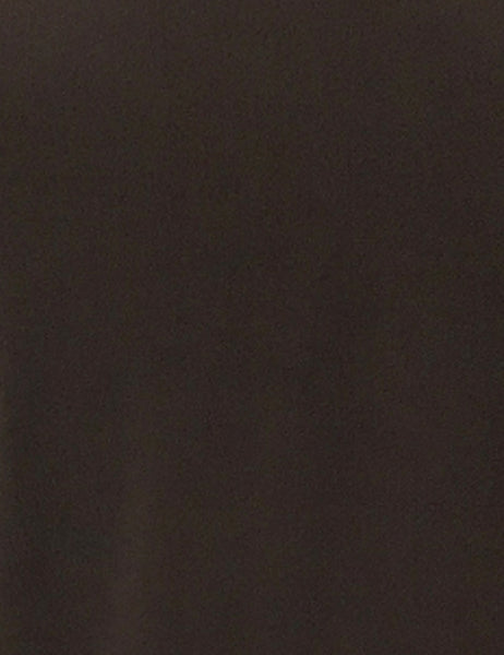 Chocolate Brown Button Up Mandarin Collar Tea Timer Top - FINAL SALE