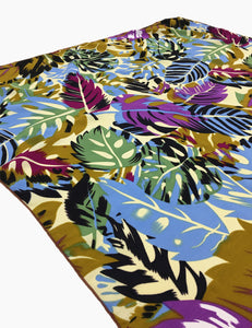 Colorful Palm Print Square Hair & Neck Scarf